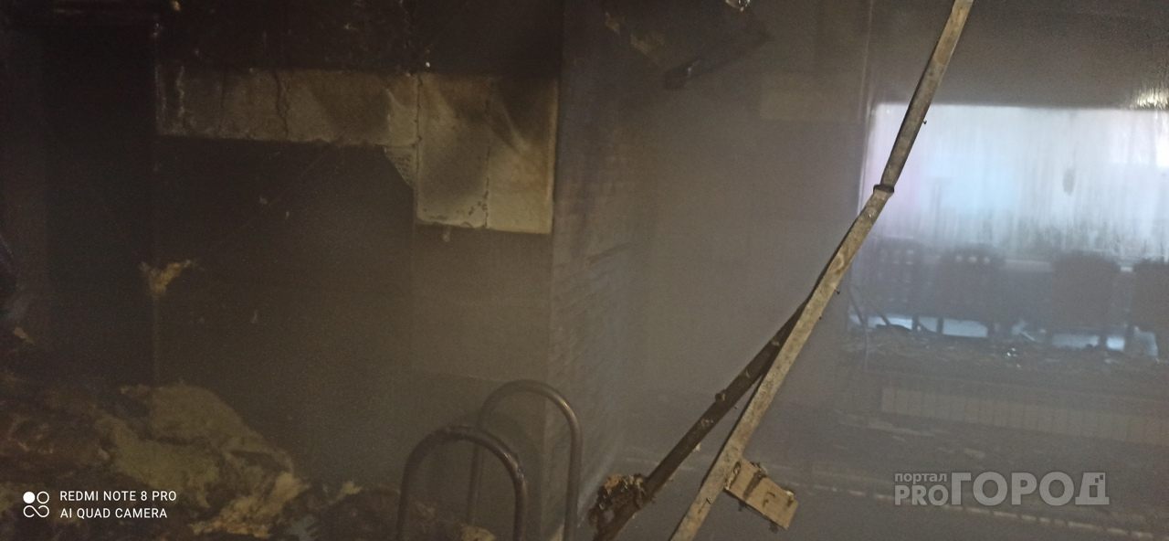 В Йошкар-Оле сгорел дом отдыха