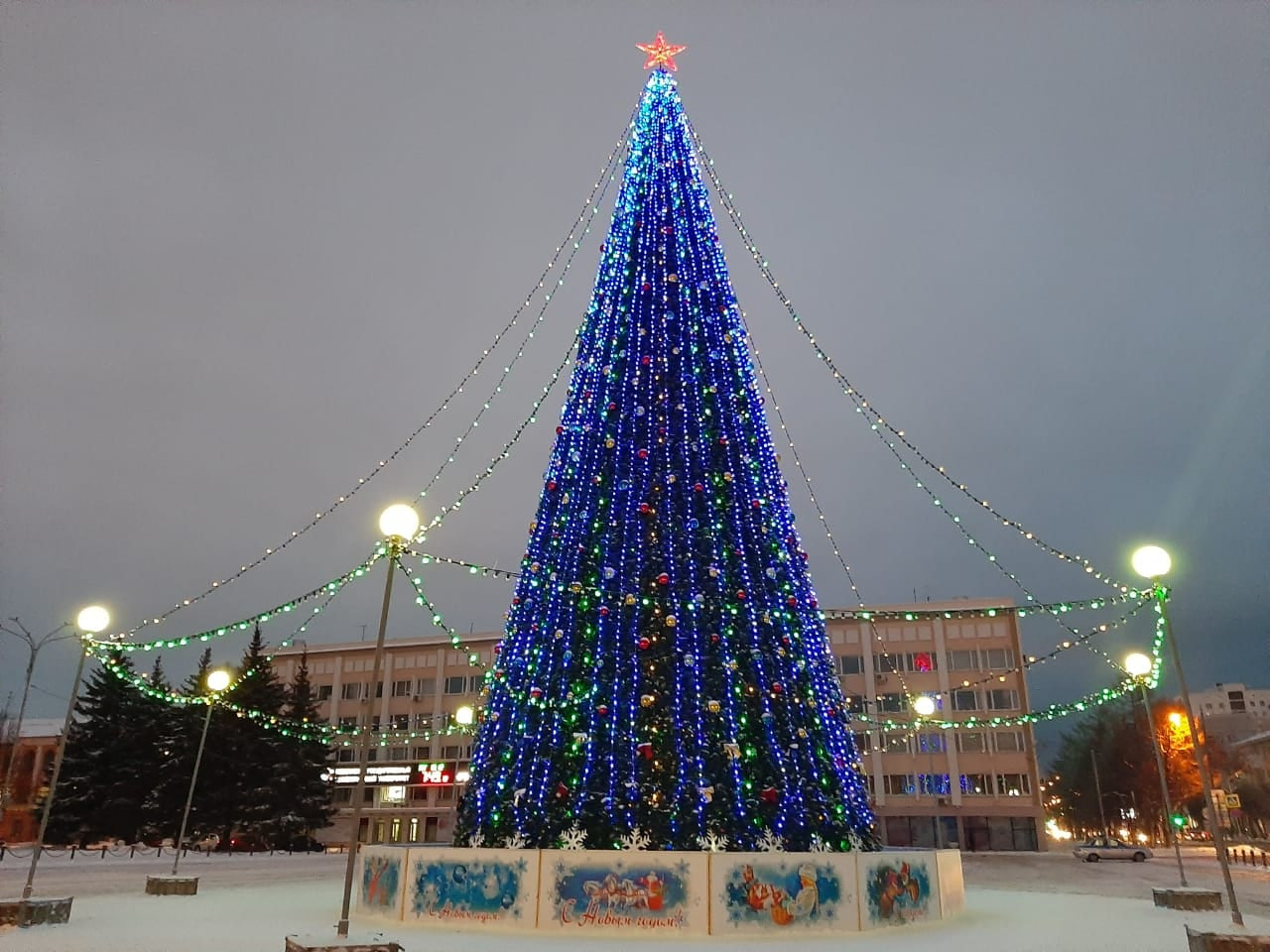 Центр Йошкар-Олы перекроют на новогодние праздники