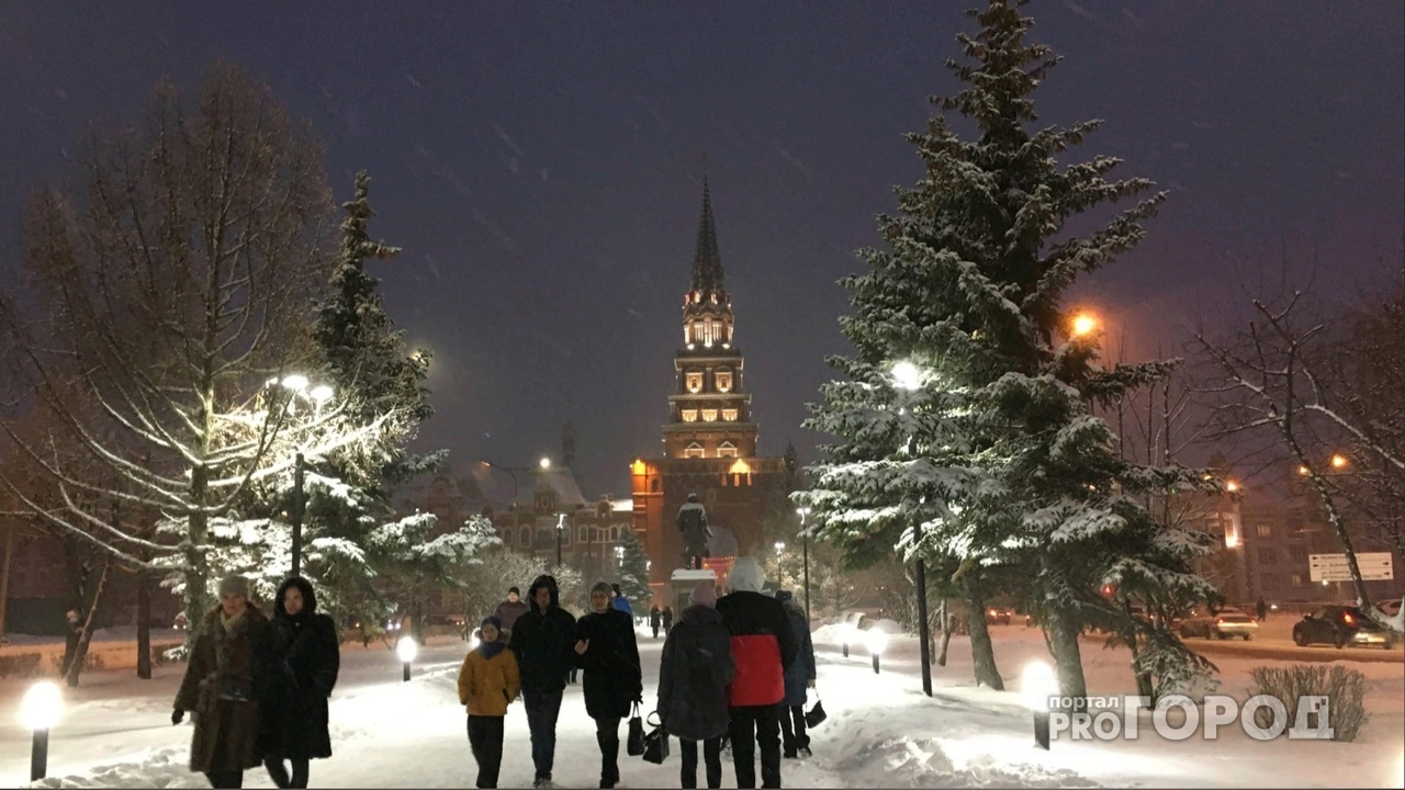 В четверг в Йошкар-Оле ожидается гололед и метель