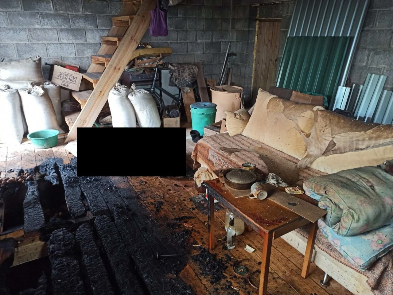 «Последняя папироска перед смертью»: в Марий Эл загорелся частный дом