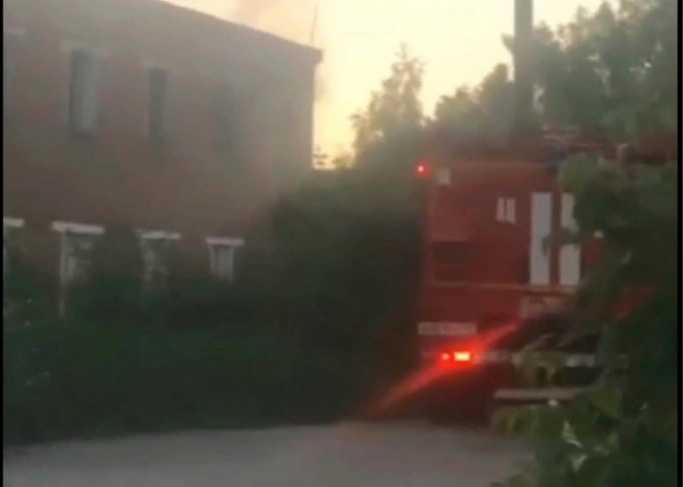 В Йошкар-Оле очевидцы засняли пожар на видео