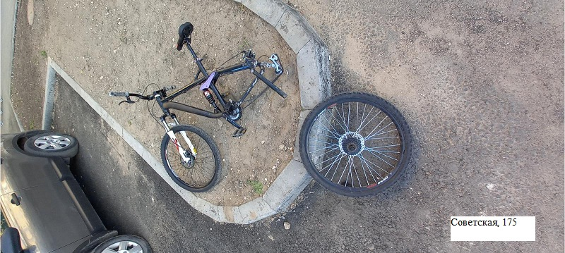 18-летний водитель из Йошкар-Олы сбил несовершеннолетнего велосипедиста