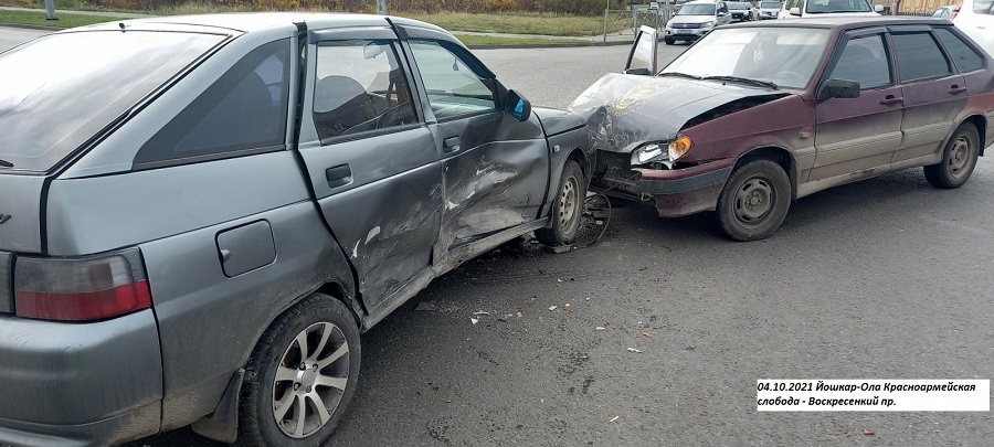 В Йошкар-Оле в результате ошибки молодого водителя пострадала пенсионерка