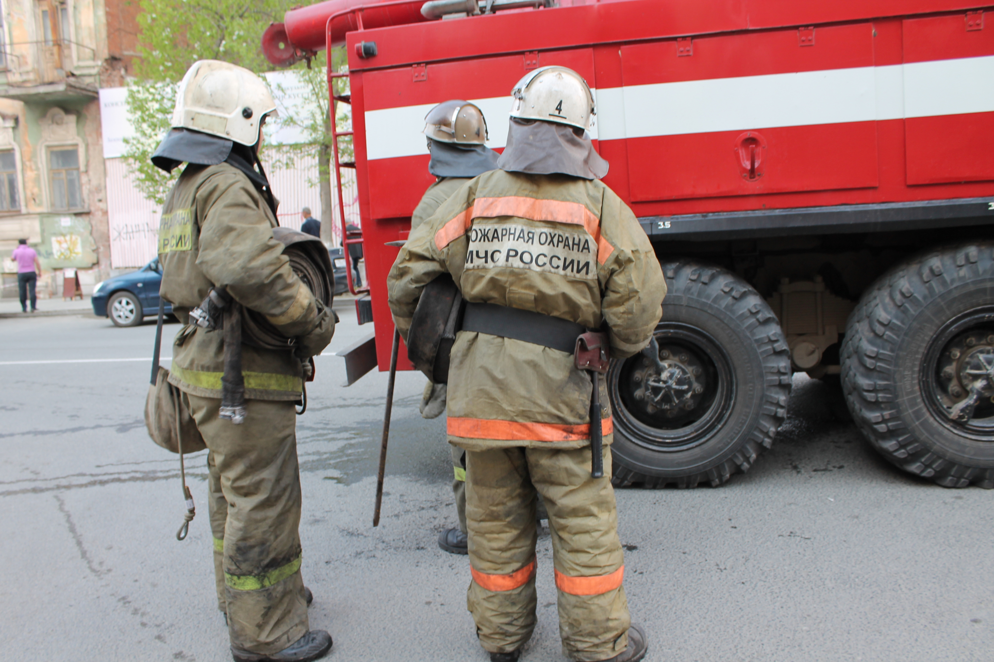 В Йошкар-Оле на улице Данилова произошел пожар