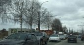 На одной из главный транспортных артерий Йошкар-Олы вновь затруднится движение