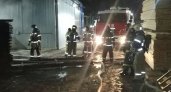 В Йошкар-Оле поздним вечером горела пилорама