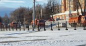 На улицы Йошкар-Олы вышла снегоуборочная техника