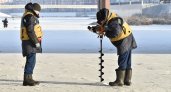 Спасатели в Марий Эл измеряют толщину льда на реках: местами есть промоины