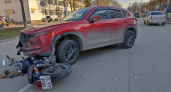 В Йошкар-Оле мотоциклист серьезно пострадал в аварии с Mazda