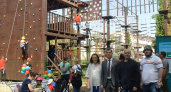 В Йошкар-Оле открыли "Веревочный парк": пришло сразу 300 человек