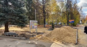 В Йошкар-Оле затягивается ремонт сквера перед ДК Российской армии
