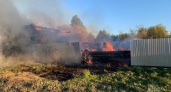 В Медведевском районе сгорел частный дом, в котором была семья