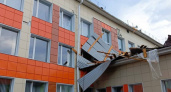 Крыша школы рухнула в Килемарском районе из-за ветра