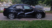 В Йошкар-Оле водитель на незарегистрированной машине не уступил дорогу и устроил аварию
