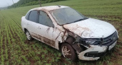 Пьяный мужчина улетел на "Ладе" в засеянное поле в Сернурском районе