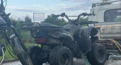 Пятилетнего мальчика за рулем квадроцикла остановили на дороге в Помарах