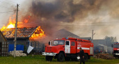 Семья спаслась из полыхающего здания в Моркинском районе