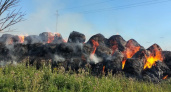 Две сотки корма для скота сгорело в Параньгинском районе