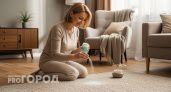 Как легко очистить ковер от пятен