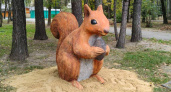 Скульптуру гигантской белки поставили в парке Йошкар-Олы