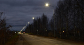 Больше километра дороги подсветили при въезде в поселок Новый