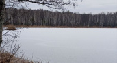 Марийские озера покрылись льдом в несколько сантиметров