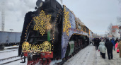 Поезд Деда Мороза из Великого Устюга провел день в Йошкар-Оле