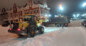 В Йошкар-Оле идёт борьба со снегом: больше двух тысяч кубометров вывезли ночью за пределы города