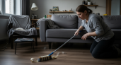 Профессиональные клинеры раскрыли секрет: забудьте про сдвигание мебели благодаря хитрой комбинации щётки и скотча