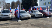 Колонна с флагами проехала по Йошкар-Оле в честь воссоединения Крыма с Россией