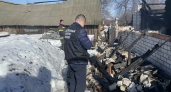 Тело женщины нашли на пепелище сгоревшего дома в деревне Ключево