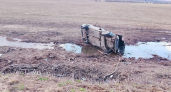 Легковушка с людьми улетела в кювет в Советском районе: пострадали дети