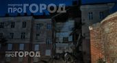 Подъезд бывшего общежития обрушился ночью в Йошкар-Оле