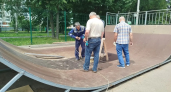 Площадку для скейтеров и самокатчиков отремонтировали в Йошкар-Оле
