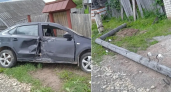 В Оршанском районе нетрезвый водитель за рулём влетел в бетонную опору 