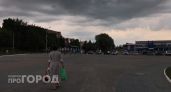 Буря с грозой движется на Марий Эл