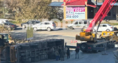 В Йошкар-Оле при выезде на Сернурский тракт на кольце упал грузовик