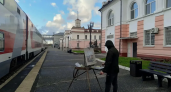 Художники из шести городов создали живописную летопись вокзала Йошкар-Олы