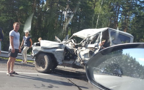 В Чувашии в ДТП попал грузовик из Марий Эл