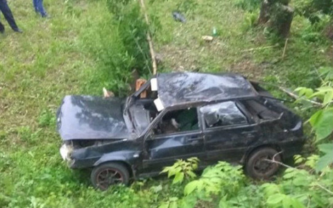 Житель Марий Эл, удирая от ДПС, улетел в овраг: пассажир авто скончался в больнице