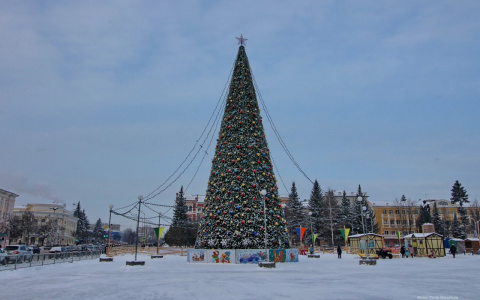 Йошкар-Ола входит в ТОП-20 в России по высоте новогодней елки