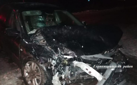 Из-за неуступчивого водителя произошло ДТП на трассе Марий Эл