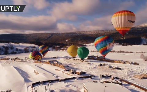 Команда из Йошкар-Олы участвует в фестивале воздухоплавания в Башкирии