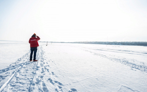 Жители Марий Эл о переправе через Волгу: «Кругом промоины, лед трещит»