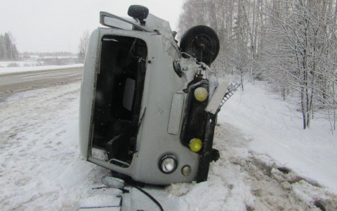 Появились подробности ДТП на Сернурском тракте в Марий Эл, где перевернулась «буханка»