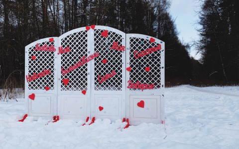 Безнадежный романтик организовал в Йошкар-Оле бесплатную фотозону ко Дню святого Валентина