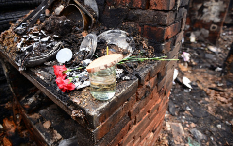 В Новоторъяльском районе Марий Эл огнеборцы нашли тело мужчины в сгоревшем доме