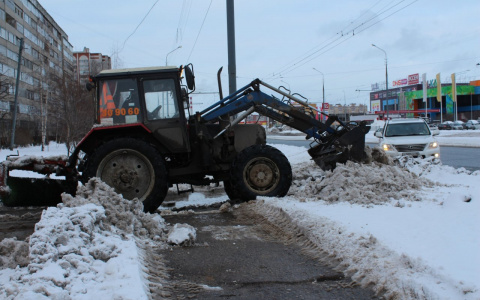 С улиц Йошкар-Олы вывезли более двух тысяч кубометров снега
