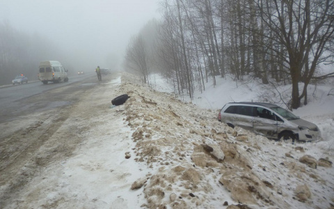 На трассе Йошкар-Ола – Уржум столкнулись Opel и автобус