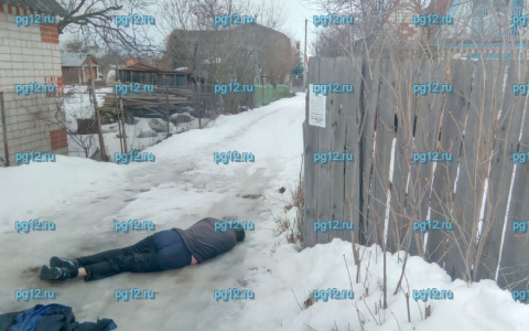 В садах нашли тело замерзшего насмерть жителя Марий Эл